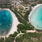 Aerial view of beach during daytime