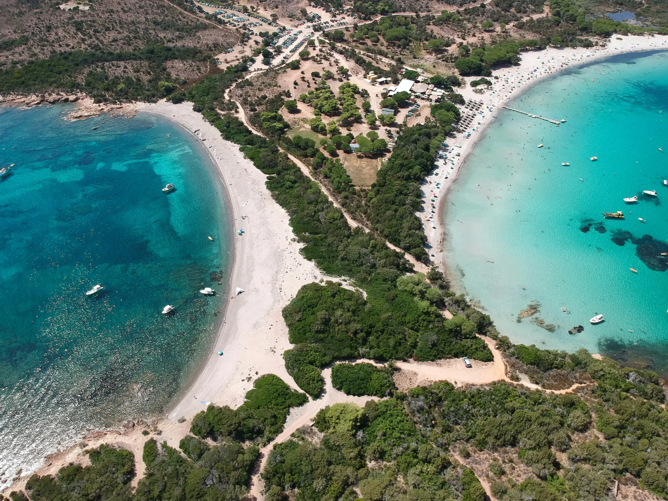 Aerial view of beach during daytime