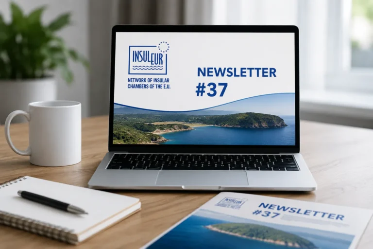Newsletter Image on Laptop