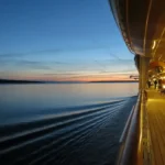 View from ship deck