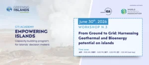 Greening the Islands Academy workshop: A New Opportunity for Island Energy Authorities