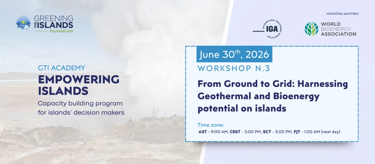Greening the Islands Academy workshop: A New Opportunity for Island Energy Authorities